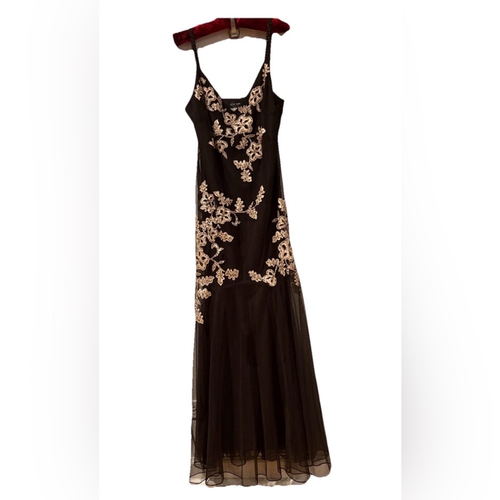 Xscape Y2K Vintage Maxi Dress  , Coquette,  Whimsy Goth , Dark Fairy SZ 14